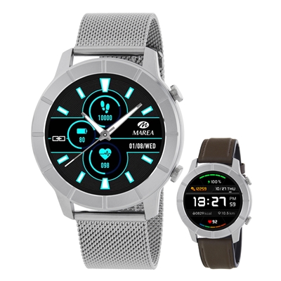 Vulgariteit Smaak Oeganda Marea smartwatch met extra horlogeband B58003/1 - Lucardi.nl