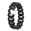 Montini byoux armband rubber gourmet zwart (1019690)