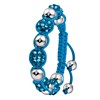 Byoux shamballa armband blauw (1019411)