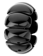 Montini byoux armband zwart elastisch (1016193)